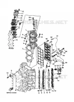 CYLINDER / CRANKCASE 2 for Yamaha Z200 2002