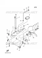 LOWER CASING & DRIVE 2 for Yamaha Z250 2007