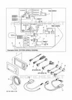 MULTIFUNCTION DISPLAY METER AND FITTINGS for Yamaha RIGGING METER-2012 2012
