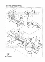 REMOTE CONTROL ASSEMBLY 6 for Yamaha RIGGING REMOCON-2017 2017