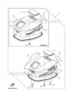 FAIRING UPPER for Yamaha 9.9 2003