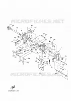 FRONT FAIRING BRACKET for Yamaha 9.9 2003