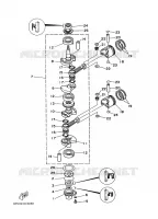 CRANKSHAFT / PISTON for Yamaha 9.9 1999