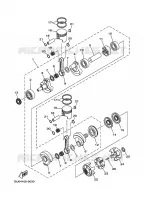 CRANKSHAFT / PISTON for Yamaha JET 2000