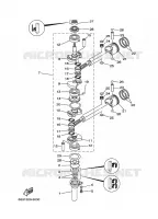 CRANKSHAFT / PISTON for Yamaha E15 2003