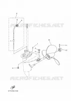PROPELLER HOUSING AND TRANSMISSION 2 for Yamaha E8 2017