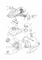 EXHAUST 3 for Yamaha VX1050D-R 2016