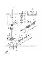 PROPELLER HOUSING AND TRANSMISSION 1 for Yamaha E8 2010