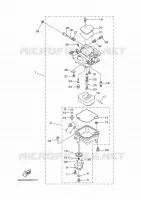 CARBURETOR for Yamaha F13.5 2007