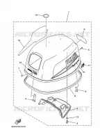 FAIRING UPPER for Yamaha F13.5 2007