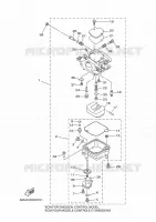 CARBURETOR for Yamaha F15 2005