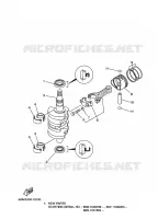 CRANKSHAFT / PISTON for Yamaha F15 2004