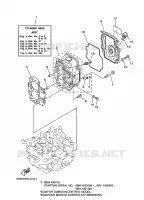 CYLINDER / CRANKCASE 2 for Yamaha F15 2004