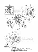 CYLINDER / CRANKCASE 2 for Yamaha F15 2004