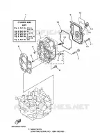 CYLINDER / CRANKCASE 2 for Yamaha F15 2004
