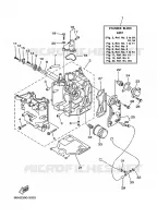 CYLINDER / CRANKCASE 1 for Yamaha F15 2003