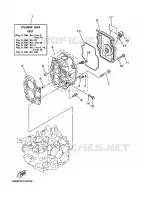 CYLINDER / CRANKCASE 2 for Yamaha F15 2003