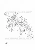 FRONT FAIRING BRACKET for Yamaha F15 2003