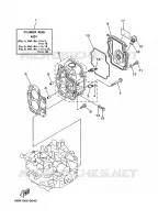 CYLINDER / CRANKCASE 2 for Yamaha F15 2002