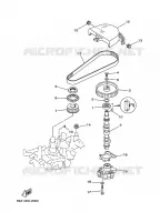 OIL PUMP for Yamaha F15 2002