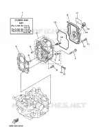 CYLINDER / CRANKCASE 2 for Yamaha F15 2002