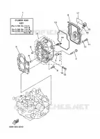 CYLINDER / CRANKCASE 2 for Yamaha F15 2002