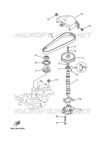 OIL PUMP for Yamaha F15 2002