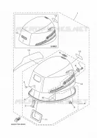 FAIRING UPPER for Yamaha F15 2018