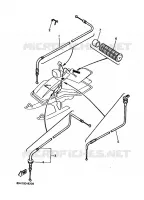CONTROL CABLE for Yamaha SNOSCOOT 1989