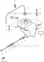 FUEL TANK for Yamaha SNOSCOOT 1989
