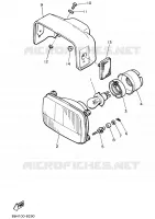 HEADLIGHT for Yamaha SNOSCOOT 1989