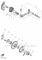 KICK STARTER for Yamaha SNOSCOOT 1989