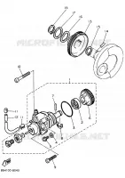 OIL PUMP for Yamaha SNOSCOOT 1989