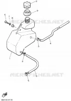 OIL TANK for Yamaha SNOSCOOT 1989
