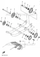 TRACK SUSPENSION 1 for Yamaha SNOSCOOT 1989