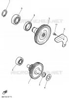 TRANSMISSION for Yamaha SNOSCOOT 1989