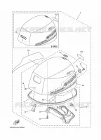 FAIRING UPPER for Yamaha F15 2014