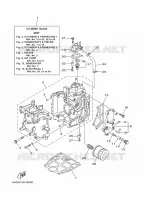 CYLINDER / CRANKCASE 1 for Yamaha F15 2014