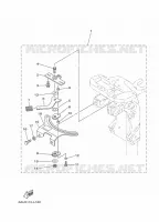 TILLER HANDLE for Yamaha F15 2014