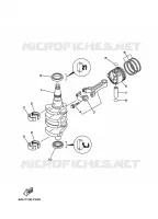 CRANKSHAFT / PISTON for Yamaha F15 2014