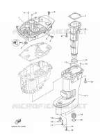 CASING for Yamaha F15 2014