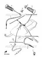 CONTROL CABLE for Yamaha ENTICER 1991