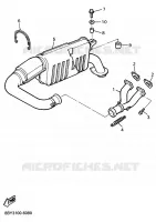 EXHAUST for Yamaha ENTICER 2001