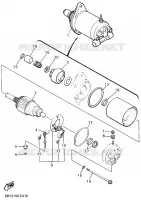 STARTING MOTOR FOR USA for Yamaha ENTICER 2001