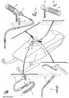 CONTROL CABLE for Yamaha VENTURE 1993