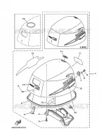 FAIRING UPPER for Yamaha F15 2007