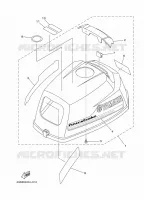 FAIRING UPPER for Yamaha F2.5 2013
