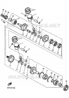 CRANKSHAFT / PISTON for Yamaha VMAX 1999
