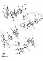 ENGINE MOUNT for Yamaha VMAX 1999
