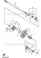 SECONDARY SHEAVE for Yamaha VMAX 1999